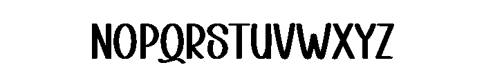 Flower Sunflower Font LOWERCASE