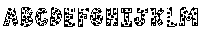 Flower farm Font UPPERCASE