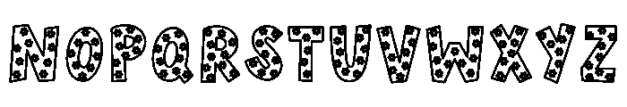 Flower farm Font LOWERCASE