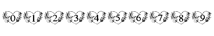 Flower hear Font OTHER CHARS