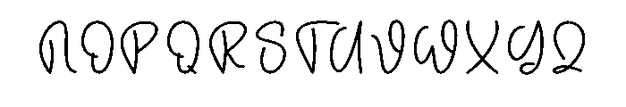 Flowerday Font UPPERCASE