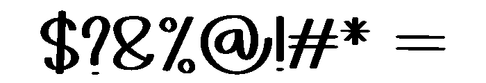 Flowers February Font OTHER CHARS