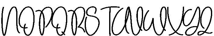 Flowers Signature Font UPPERCASE