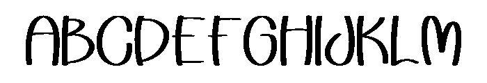 Flowers Stickers Regular Font UPPERCASE
