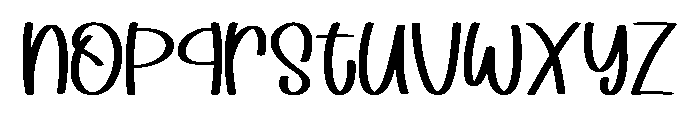 Flowers Stickers Regular Font LOWERCASE