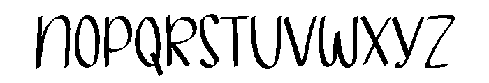 Flowers allowed Font UPPERCASE