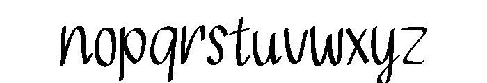 Flowers allowed Font LOWERCASE