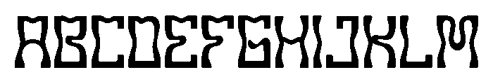 Flowleyn Font UPPERCASE