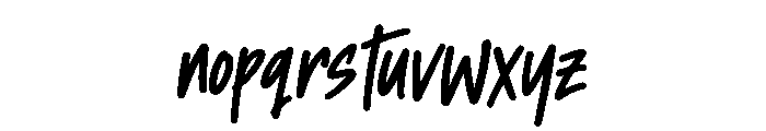 Flowmark Font LOWERCASE