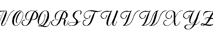 Flowmery Regular Font UPPERCASE