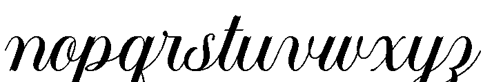 Flowmery Regular Font LOWERCASE