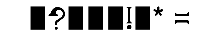 Flowserif Regular Font OTHER CHARS