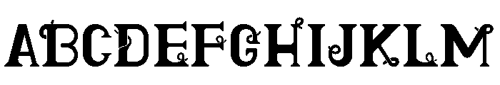 Flowserif Regular Font UPPERCASE