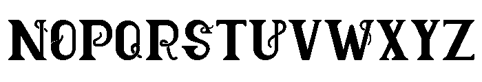 Flowserif Regular Font UPPERCASE