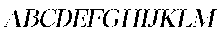 Flowsky Editorial Italic Font UPPERCASE