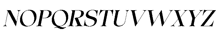 Flowsky Editorial Italic Font UPPERCASE