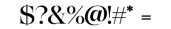 Flowsky Editorial Regular Font OTHER CHARS