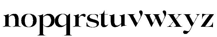 Flowsky Editorial Regular Font LOWERCASE