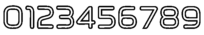Flox Outline Font OTHER CHARS
