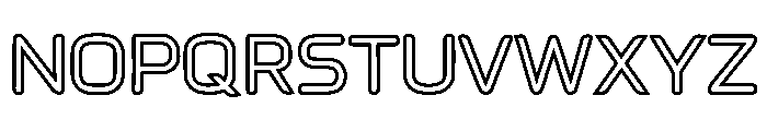 Flox Outline Font UPPERCASE