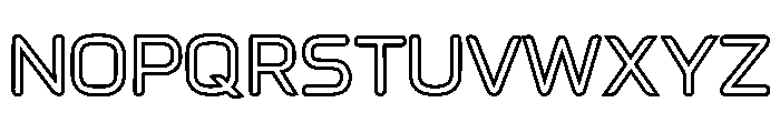 Flox Outline Font LOWERCASE