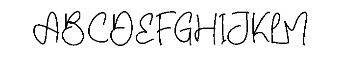 Fluffy Bloom Font UPPERCASE