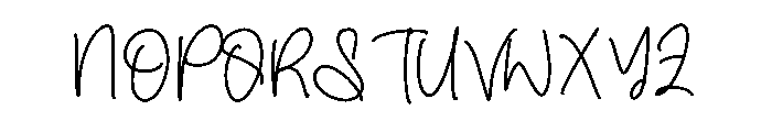 Fluffy Bloom Font UPPERCASE