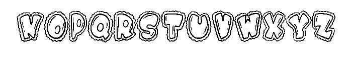 Fluffy Cloud By Squeeb  Regular Font LOWERCASE