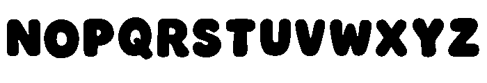 Fluffy Clouds Regular Font UPPERCASE