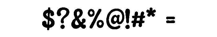 Fluffy Letter Font OTHER CHARS