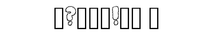 Fluffy Letters By Squee Regular Font OTHER CHARS