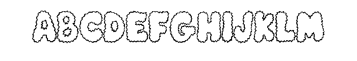 Fluffy Letters By Squee Regular FONT