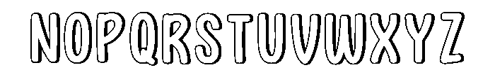 Fluffy Lovers Regular Font UPPERCASE