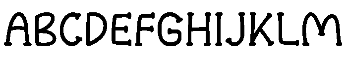 Fluffy Waffles Font UPPERCASE