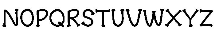 Fluffy Waffles Font UPPERCASE