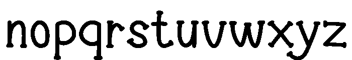 Fluffy Waffles Font LOWERCASE