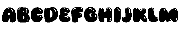 FluffyMoji Font UPPERCASE