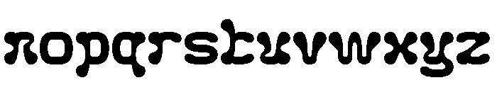 Fluidity Bold Font LOWERCASE
