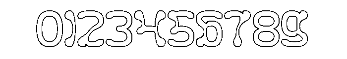 Fluidity-Hollow Font OTHER CHARS