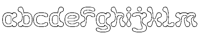 Fluidity-Hollow FONT