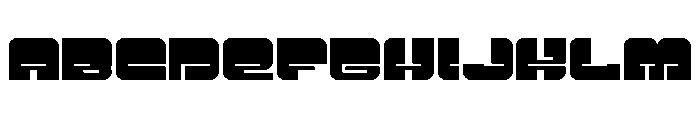 Flukey Font UPPERCASE