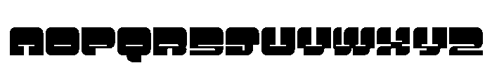 Flukey Font UPPERCASE