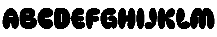 Flukin Regular Font UPPERCASE