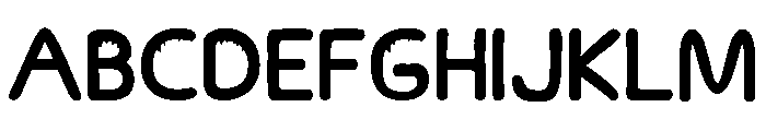 Flurrypop Regular Font UPPERCASE