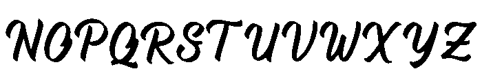 Flute Font UPPERCASE