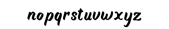 Flute Font LOWERCASE
