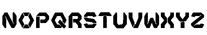 Fluted Regular Font UPPERCASE