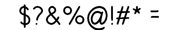 Flying Sleigh Font OTHER CHARS