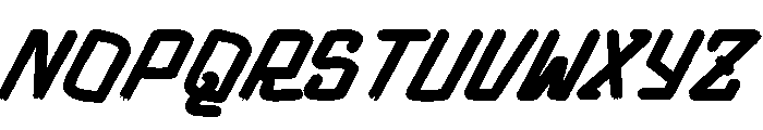 Flytings Font UPPERCASE