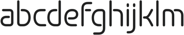 FLARERegular otf (400) Font LOWERCASE